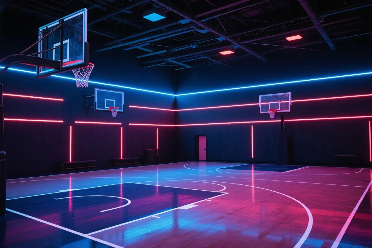 中国女篮赛场氛围图