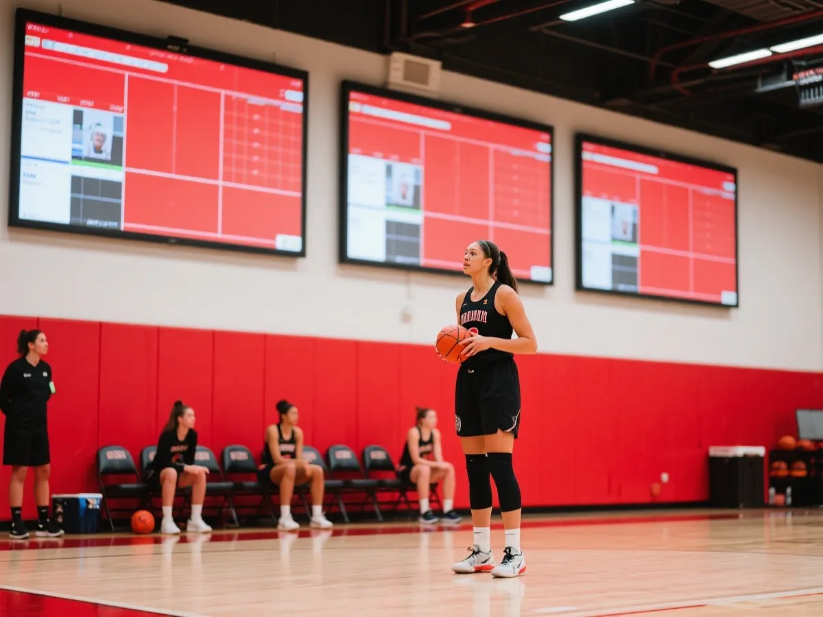 女篮比赛数据与赛程追踪场景